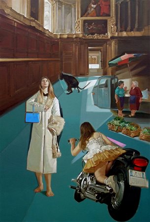 Stefania Massaccesi 1959, Agugliano (An) - [Italia] Il mercato delle erbe...