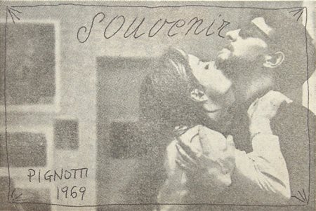 Lamberto Pignotti 1926, Firenze (Fi) - [Italia] Souvenir tecnica mista su...