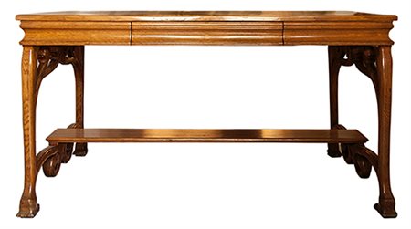 Manifattura siciliana, I metà del XX secolo Tavolo da centro sagomato a...