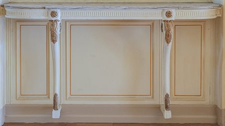 Manifattura siciliana, I quarto del XX secolo Gruppo di otto consolles in...