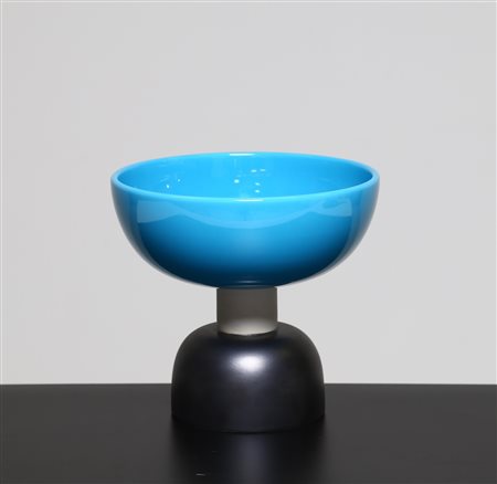 SOTTSASS ETTORE (1917 - 2007) Coppa. -. Cm 25,00 x 24,00 x 25,00. Ceramica...