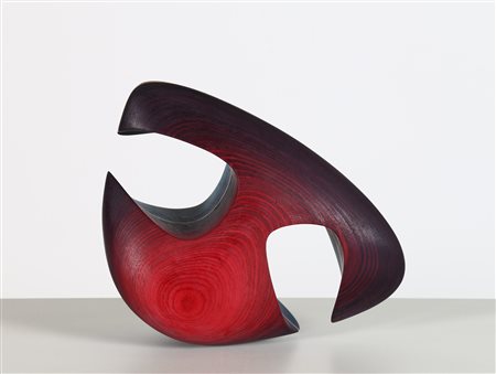 MANGIAROTTI ANGELO (n. 1921) Scultura. . Cm 30,00 x 26,00 x 13,00. Legno...