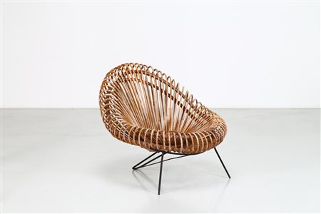 FRANCO ALBINI - FRANCA HELG Attrib. Poltrona. -. Cm 87,00 x 78,00 x 90,00....