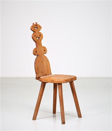 MATTA ROBERTO SEBASTIAN ANTONIO (1911 - 2002) Sedia scultura antropomorfa. -....