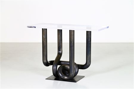 BANCI GIOVANNI Tavolo consolle. -. Cm 115,00 x 80,50 x 42,00. Pezzo unico in...