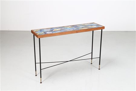 DE POLI PAOLO (1905 - 1996) Consolle. -. Cm 124,50 x 85,00 x 35,00. Metallo...