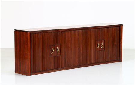 BORSANI OSVALDO (1911 - 1985) Credenza in palissandro. -. Cm 239,00 x 80,00 x...