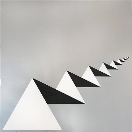 Marcello Morandini, Interpretazione manifesto nuova visualità, 1980 Collage...