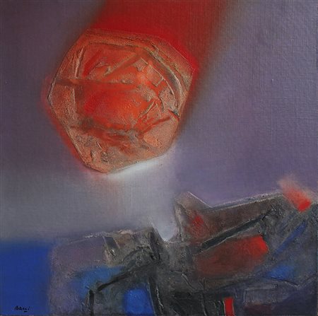 Edmondo Bacci, Senza Titolo, 1960 Tempera grassa e sabbia su tela 68x68 cm...