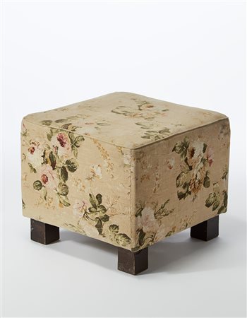 Melchiorre Bega (Crevalcore 1898 - Milano 1976)Pouf quadrato. Italia, 1935ca....