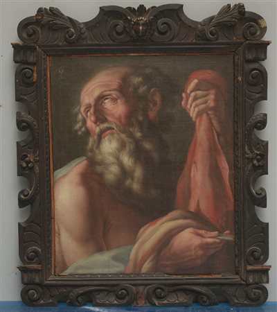 Da Pompeo Batoni "San Bartolomeo" olio su tela (cm 55,5x46) in cornice...