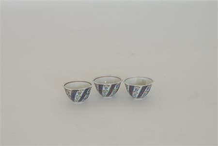 Manifattura Le Nove, Antibon, seconda metà del sec XVIII Gruppo di tre...