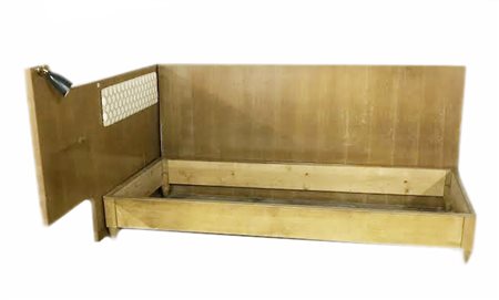 Lotto composto da un letto singolo e da una parete attrezzata completa...