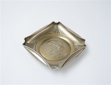 Svuotatasche in metallo di gusto liberty (cm 20x20)