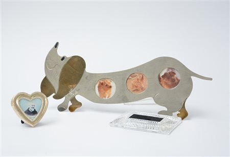 Lotto composto da tre portafoto diversi (difetti)