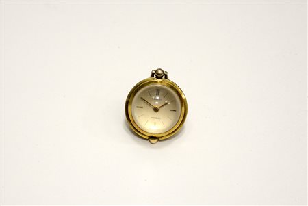 TURLEROrologio a sfera in metallo, quadrante con indici (difetti)