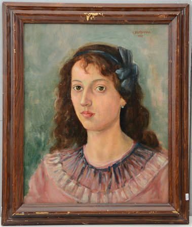 G Fantauzzo "Figura femminile" olio su tavola (cm 45x35) firmato e datato...