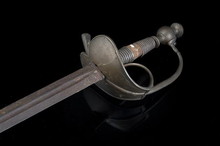 Spada da fornimento in bronzo con lama alla Frantopino, Europa, fine XVIII -...