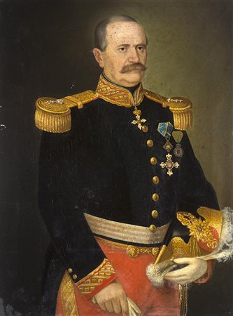 “Ritratto di Generale, Maresciallo di Campo del Regno delle Due Sicilie....