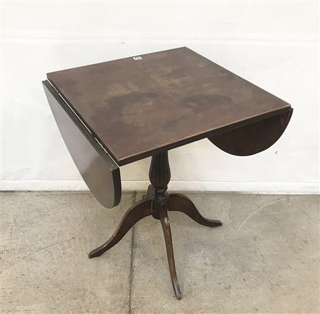 Tavolino ad alette con sostegno quadripode (cm 48x60x45) (difetti)