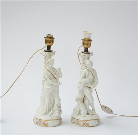 De Laclaime "Coppia di nature morte di frutta e fiori" olio su compensato (cm...