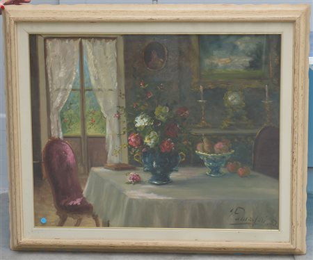 Giuliano Amadori (Bologna 1883 - 1972)"Quand’ero bambino" olio su tela (cm...