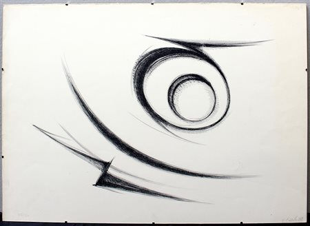 Carmelo Cappello (Ragusa 1912 - Milano 1996)"Senza titolo" 1969 litografia...