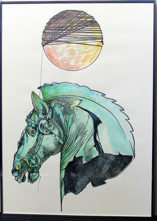 Nani Tedeschi (Cadelbosco Di Sopra 1938 - Reggio Emilia 2017)"Cavallo" 1989...