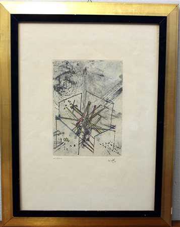 Roberto Matta (Santiago del Cile 1911 - Civitavecchia 2002)"Senza titolo"...