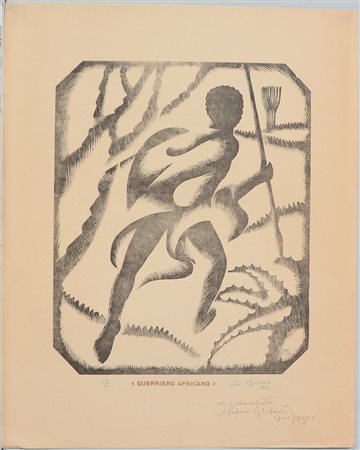 Renato Di Bosso (Verona 1905 - Arbizzano Di Policella 1982)"Guerriero...