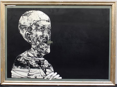 Karl Plattner (Malles Venosta 1919 - Milano 1986)coppia di litografie,...