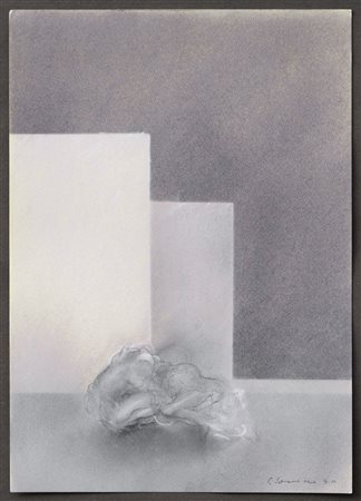 Sandro Somarè (Milano 1929)"Senza titolo" 1970tecnica mista su carta, cm...