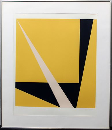 Mauro Reggiani (Nonantola 1897 - Milano 1980)"Grafica 70" 1971 serigrafia a...