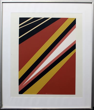 Mauro Reggiani (Nonantola 1897 - Milano 1980)"Grafica 70" 1971 serigrafia a...