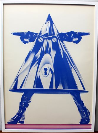 Umberto Mariani (Milano 1936)"Serrèz la femme" 1972serigrafia e tecnica mista...