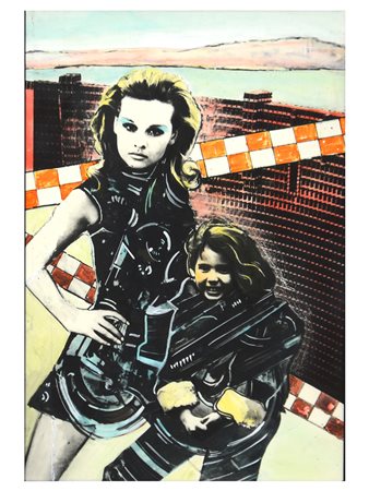 Gianni Bertini (Pisa 1922 - Caen 2010)"Bozzetto per il ritratto di Masa...