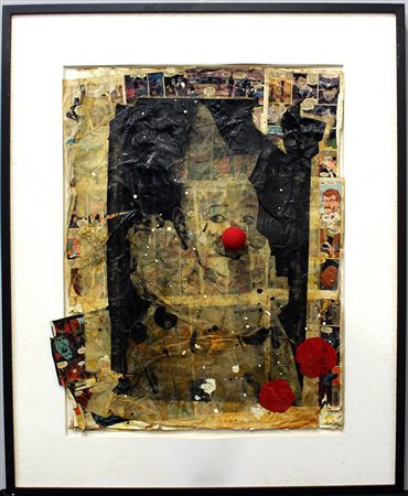 Ford Beckman (Columbus 1952 - Tulsa 2014)"Big Nose/ Clown Portrait # 9" 1993...