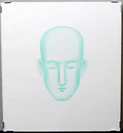 Oliviero Rainaldi (Caramanico Terme 1956)"Senza titolo (teste)" 1994 matita...