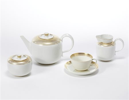 Gio Ponti (Milano 1891 - Milano 1979)Servizio da te composto da teiera,...