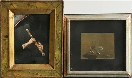 Marco Taglioli "Concerto per flauto" 1975 e "Leone polivinilico" 1974 due...