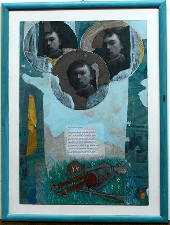 Veronica Menghi (Milano 1960)"Omaggio a Rimbaud" 2005tecnica mista e collage...