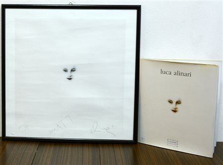 Luca Alinari (Firenze 1943)"Senza titolo" stampa-prova d'artista con inserti...