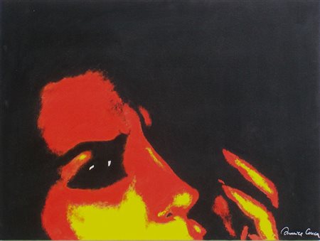 MONICA CONCA Senza titolo acrilico su tela cm 60x80x2