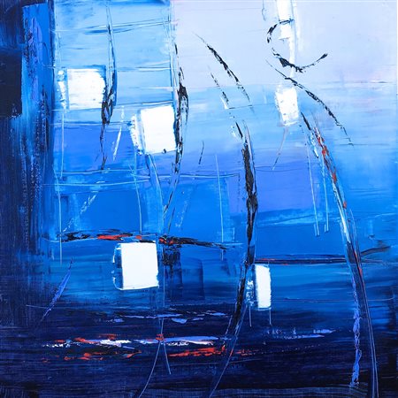 ANTONIO PERILLI Paesaggio 123, 2018 Olio su tela cm 70x70