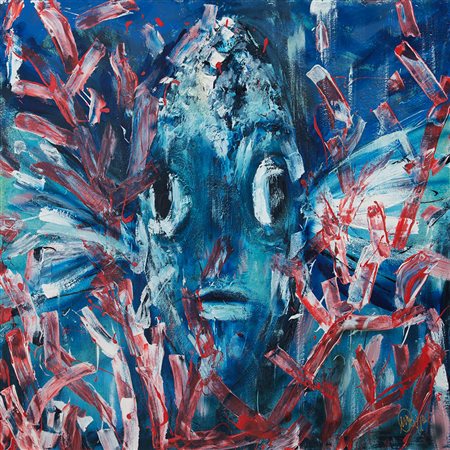 MIRIAM RIZZO Alien, 2015 Tecnica mista su mdf cm 90x90