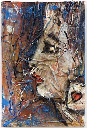 MIRIAM RIZZO Regina di cuori, 2016 Tecnica mista su mdf cm 60x40