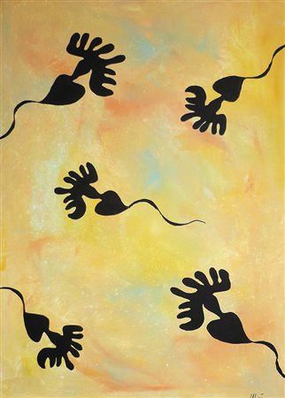 MANÙ Memorie antiche Tacrilico su tela 70x50