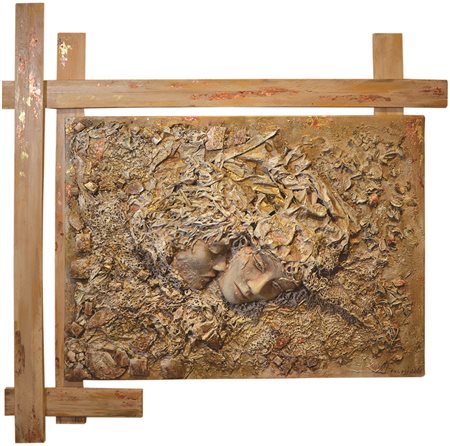 LAURA PENNESI L’abbandono, 2016 Tecnica mista su tela cm 80x60