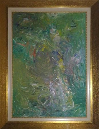 VINCENZO PIZZORUSSO Senza titolo Tecnica mista su tela cm 50x70