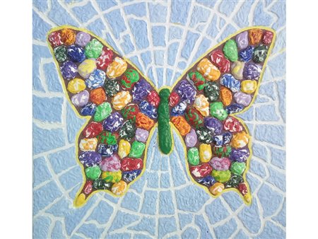 Francesco Fasano Francesco Fasano (1966) Libera 50x50 cm Rilievo , spatole,...